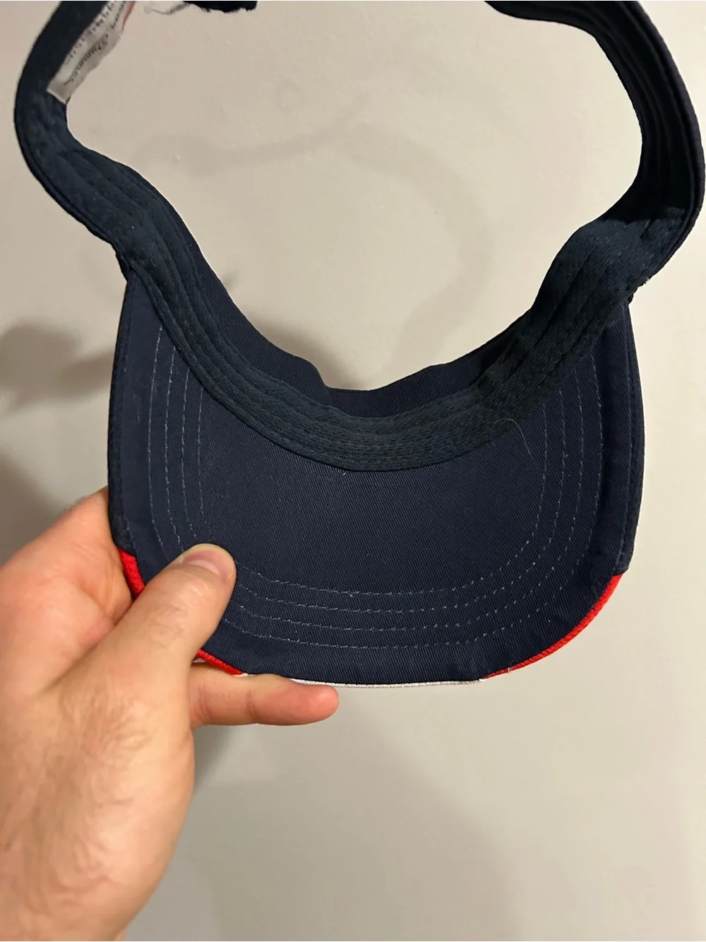 USA Patriotic Visor 1776 American Summer Navy Red White Men's Women's Hat